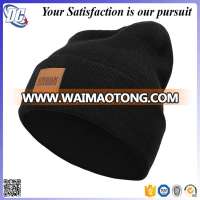 2017 fashion stylish unique winter knit beanie custom beanie hat