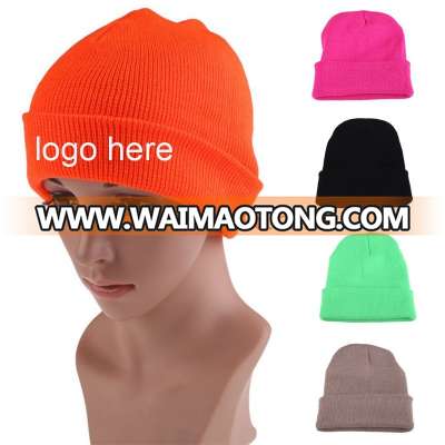 Cheap Hot Sale Custom Beanie With Stocks